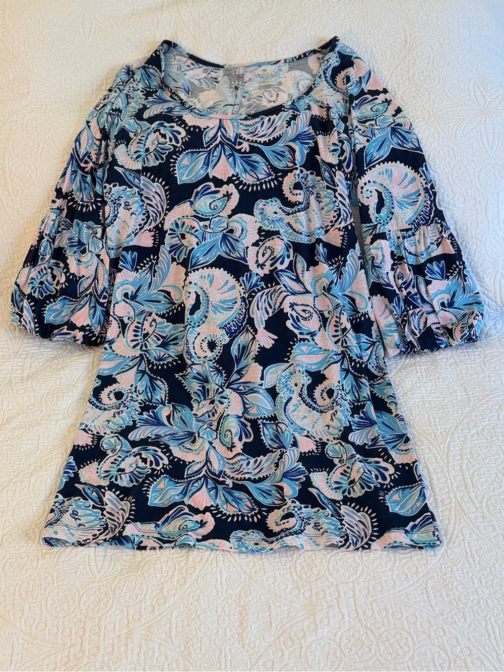 Women's Lily Pulitzer Floral Balloon Sleeve Midi Dress
